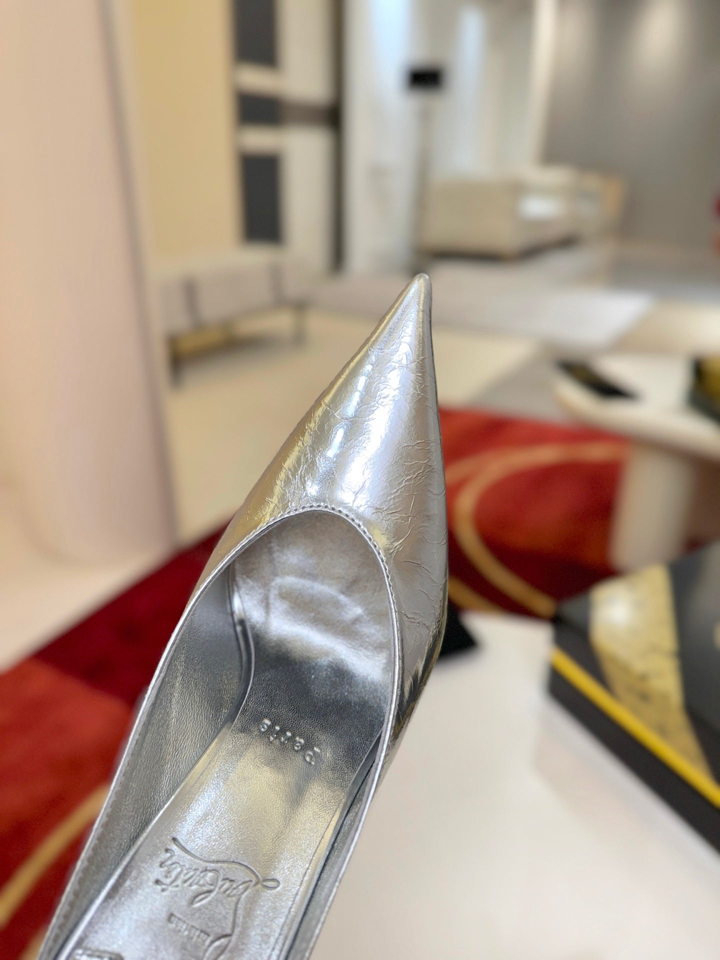 Pointed-Toe Stiletto Mule