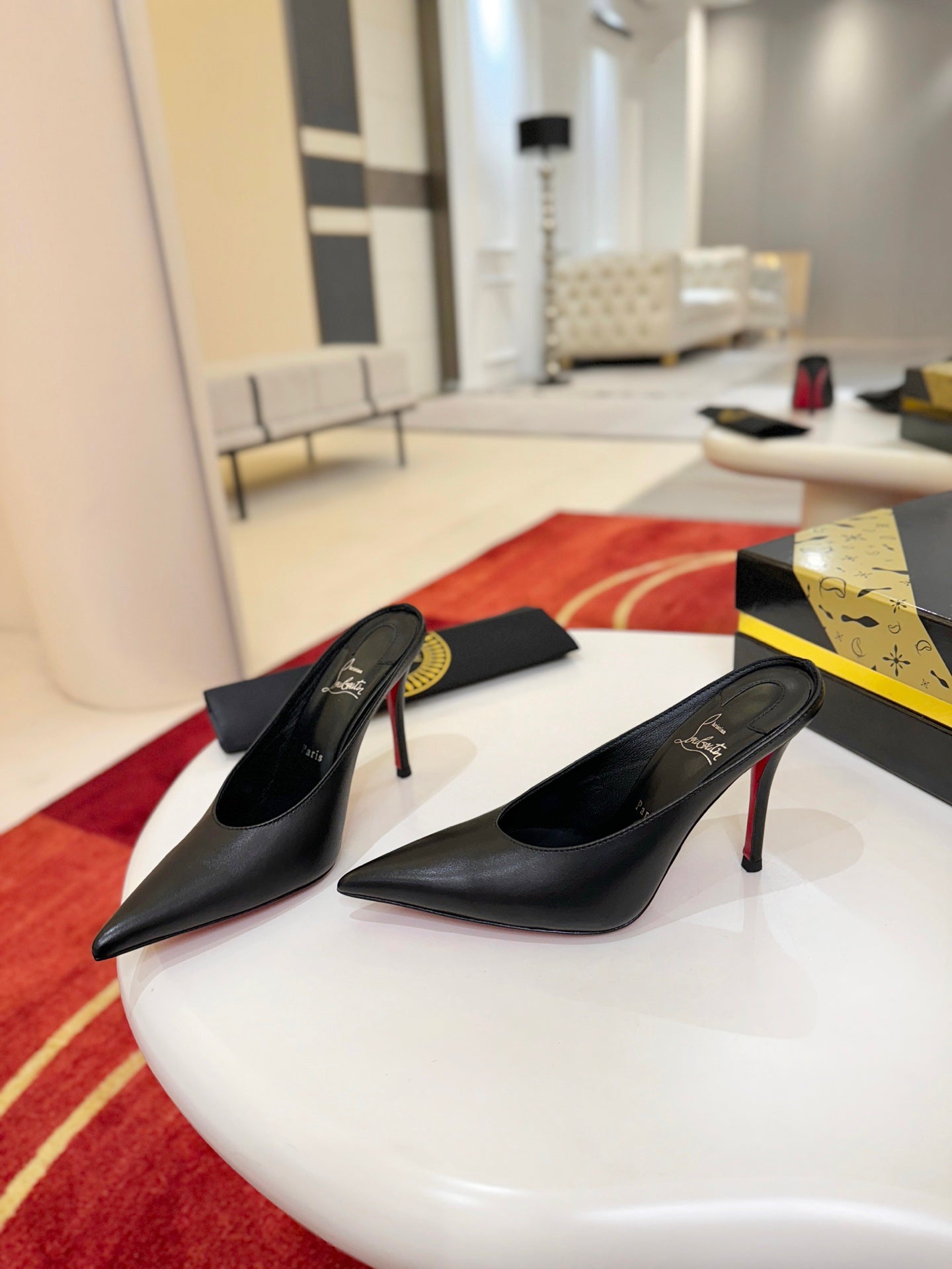 Pointed-Toe Stiletto Mule
