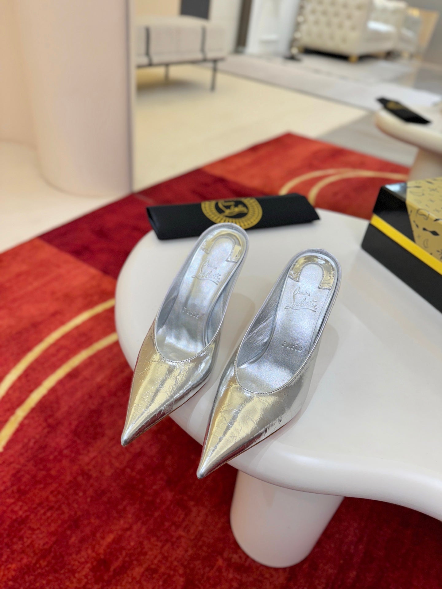 Pointed-Toe Stiletto Mule