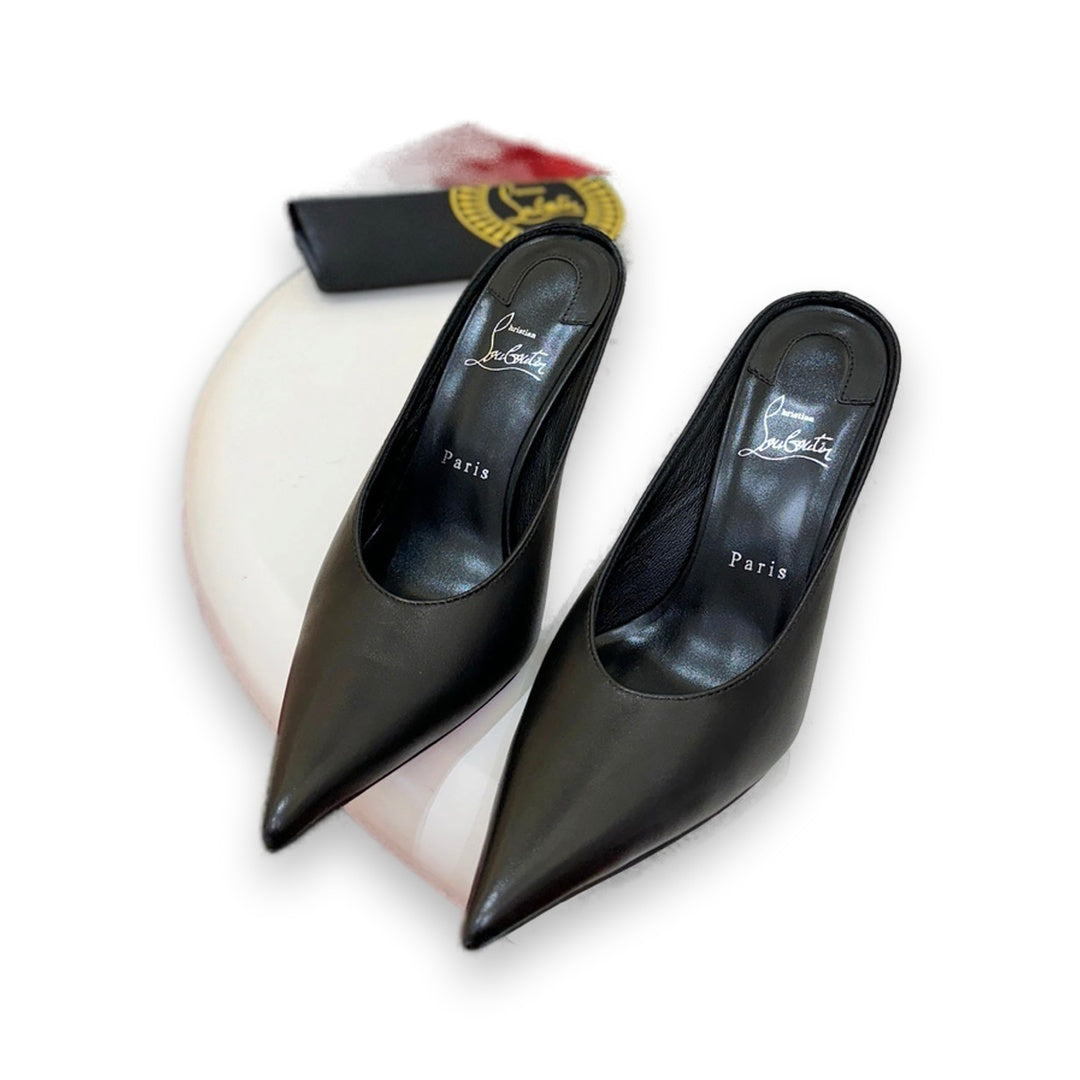 Pointed-Toe Stiletto Mule